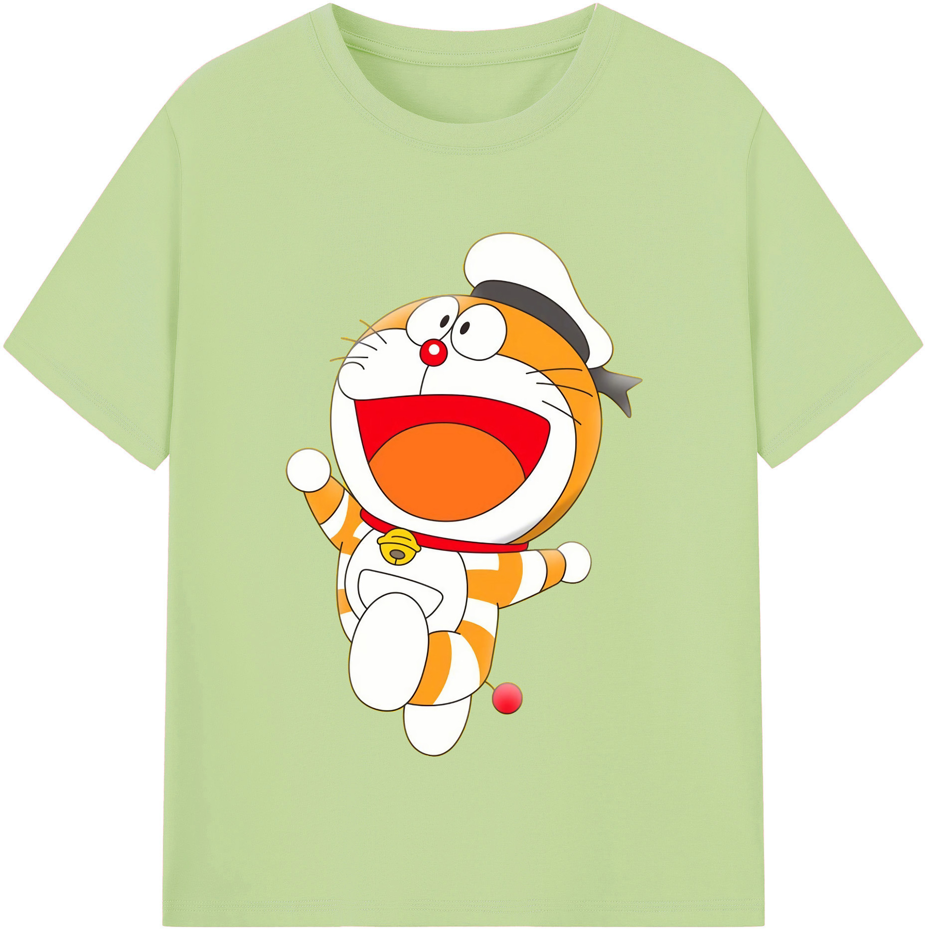 （画像用） ドラえもん Doraemon 綿100％半袖Tシャツ（フロントプリント）
